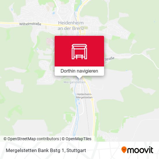 Mergelstetten Bank Bstg 1 Karte