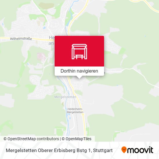 Mergelstetten Oberer Erbisberg Bstg 1 Karte