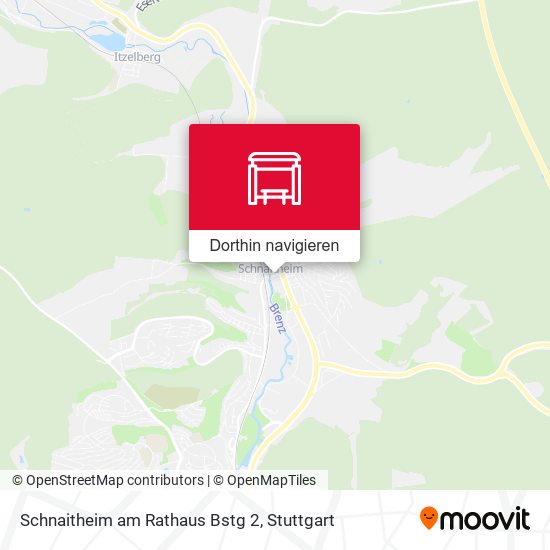 Schnaitheim am Rathaus Bstg 2 Karte