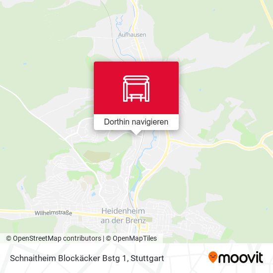 Schnaitheim Blockäcker Bstg 1 Karte