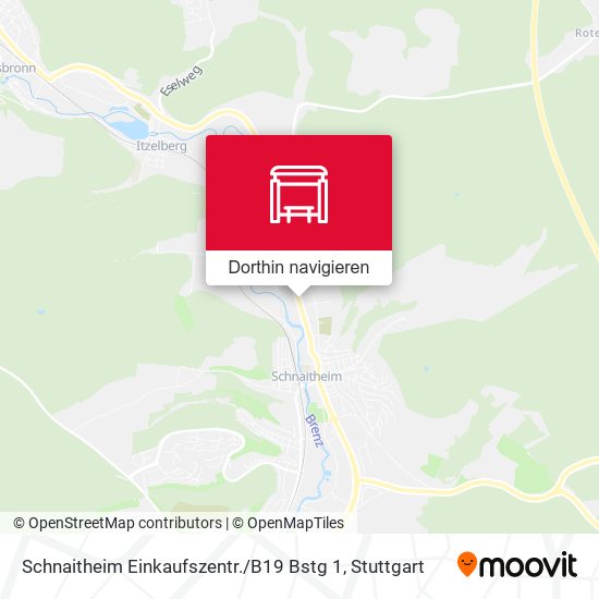 Schnaitheim Einkaufszentr. / B19 Bstg 1 Karte