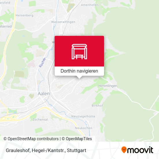 Grauleshof, Hegel-/Kantstr. Karte