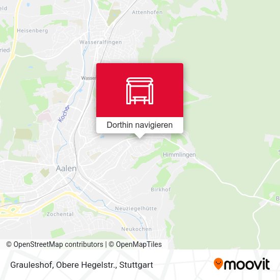 Grauleshof, Obere Hegelstr. Karte