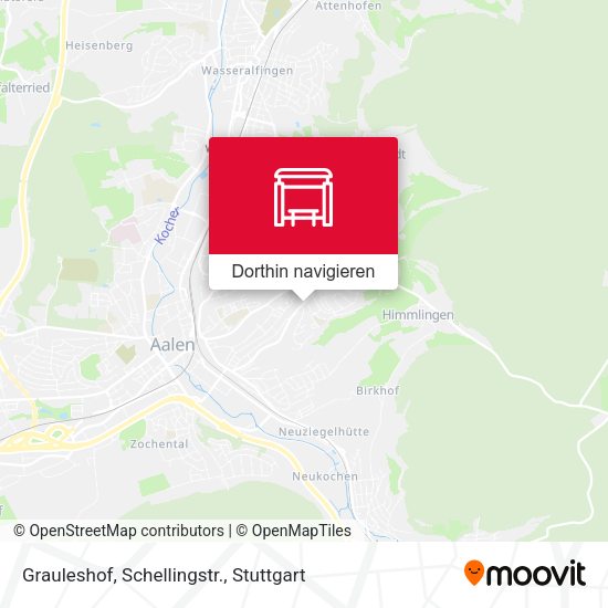 Grauleshof, Schellingstr. Karte