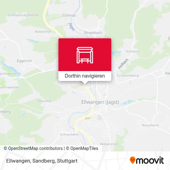 Ellwangen, Sandberg Karte