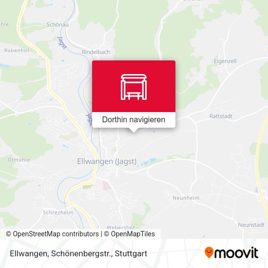 Ellwangen, Schönenbergstr. Karte