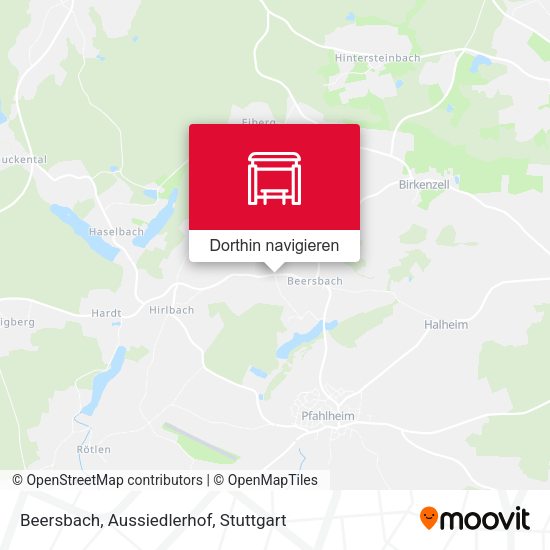 Beersbach, Aussiedlerhof Karte
