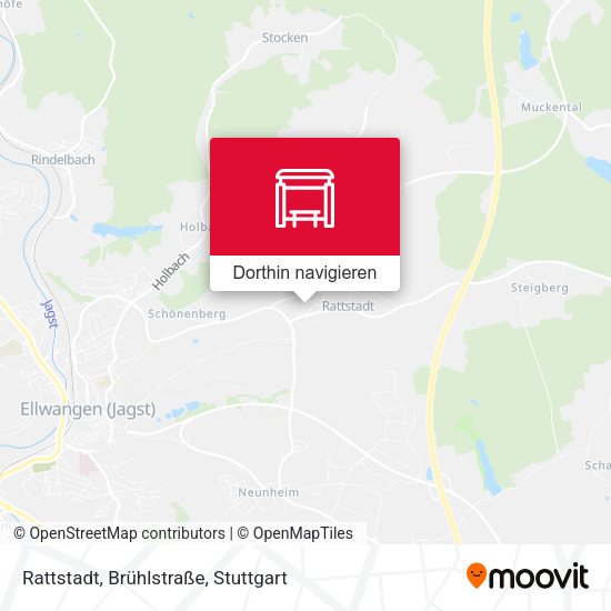 Rattstadt, Brühlstraße Karte
