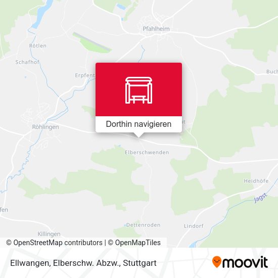 Ellwangen, Elberschw. Abzw. Karte