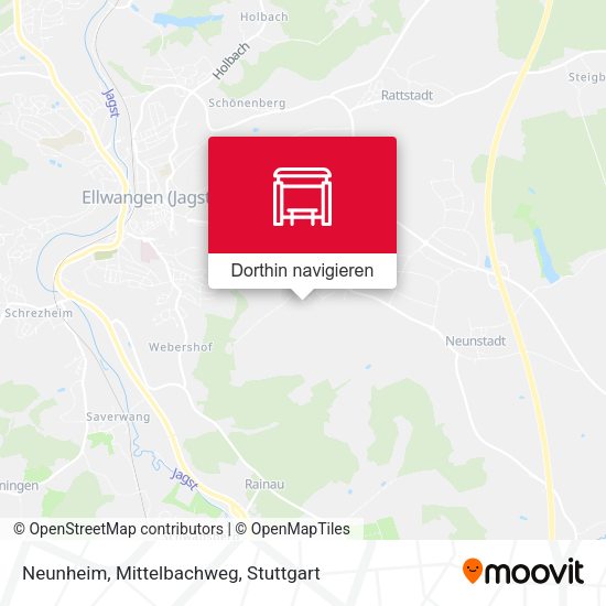 Neunheim, Mittelbachweg Karte