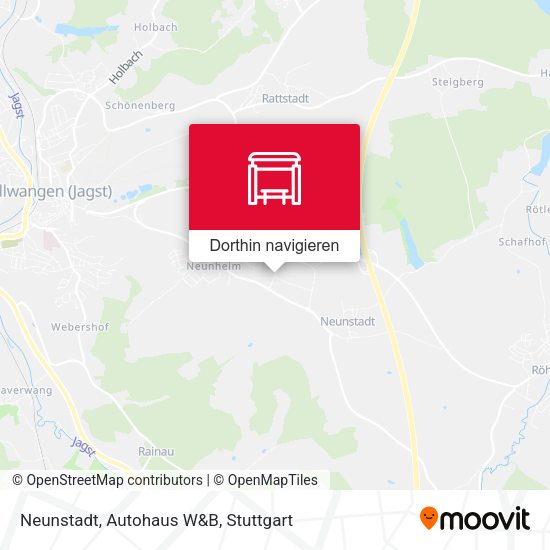 Neunstadt, Autohaus W&B Karte