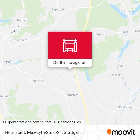 Neunstadt, Max-Eyth-Str. 6-24 Karte