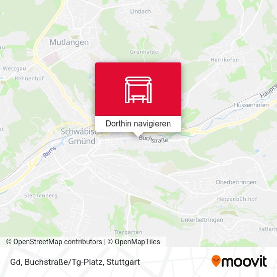 Gd, Buchstraße/Tg-Platz Karte