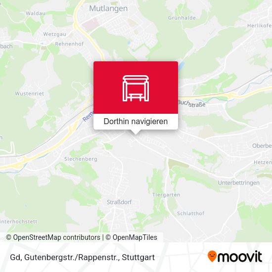 Gd, Gutenbergstr./Rappenstr. Karte