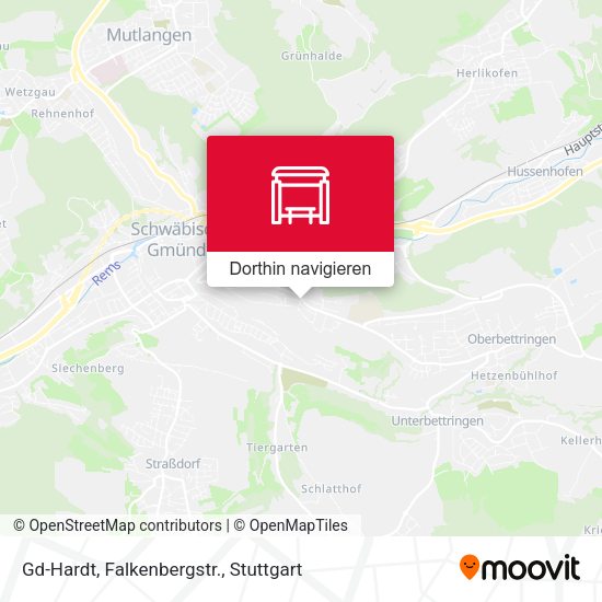 Gd-Hardt, Falkenbergstr. Karte