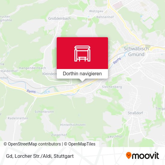 Gd, Lorcher Str./Aldi Karte