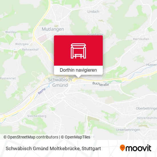 Schwäbisch Gmünd Moltkebrücke Karte