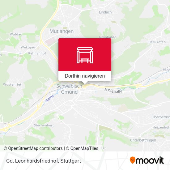 Gd, Leonhardsfriedhof Karte