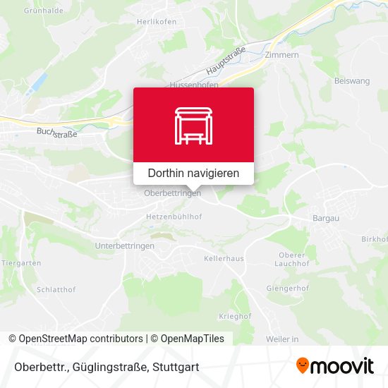 Oberbettr., Güglingstraße Karte