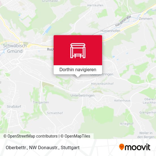 Oberbettr., NW Donaustr. Karte