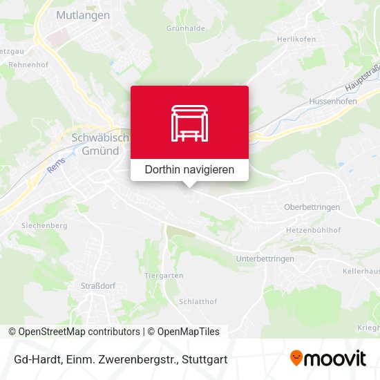 Gd-Hardt, Einm. Zwerenbergstr. Karte