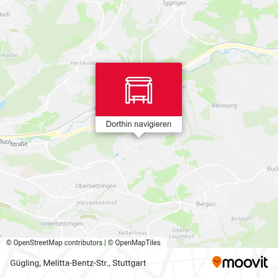 Gügling, Melitta-Bentz-Str. Karte