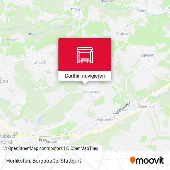 Herlikofen, Burgstraße Karte