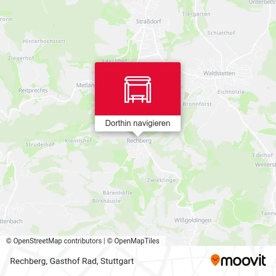 Rechberg, Gasthof Rad Karte