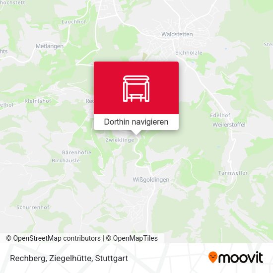 Rechberg, Ziegelhütte Karte