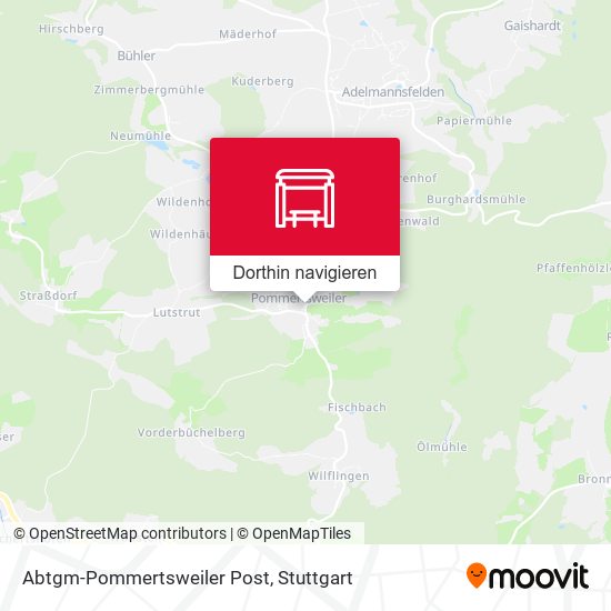 Abtgm-Pommertsweiler Post Karte