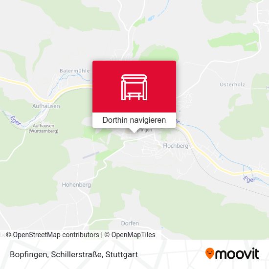 Bopfingen, Schillerstraße Karte
