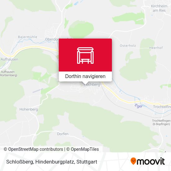 Schloßberg, Hindenburgplatz Karte