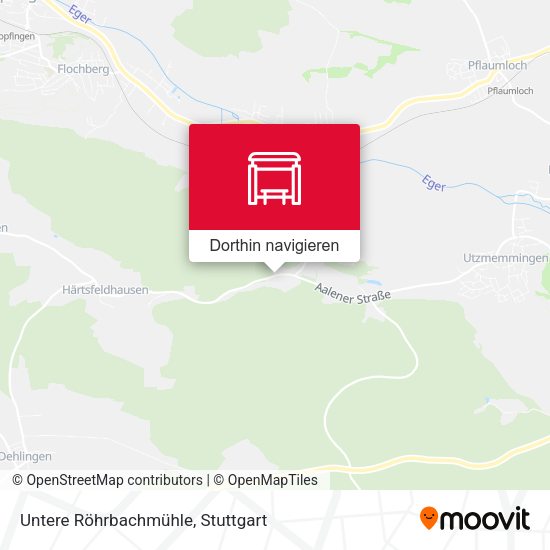 Untere Röhrbachmühle Karte
