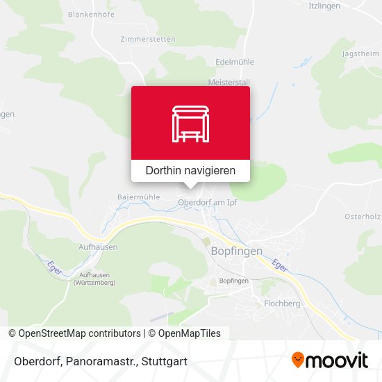 Oberdorf, Panoramastr. Karte