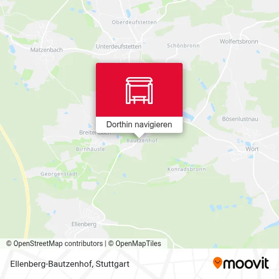 Ellenberg-Bautzenhof Karte