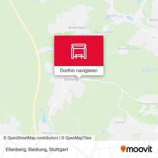 Ellenberg, Siedlung Karte