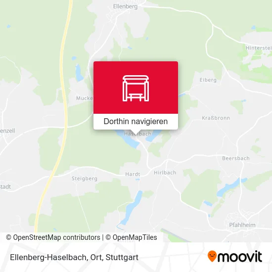 Ellenberg-Haselbach, Ort Karte