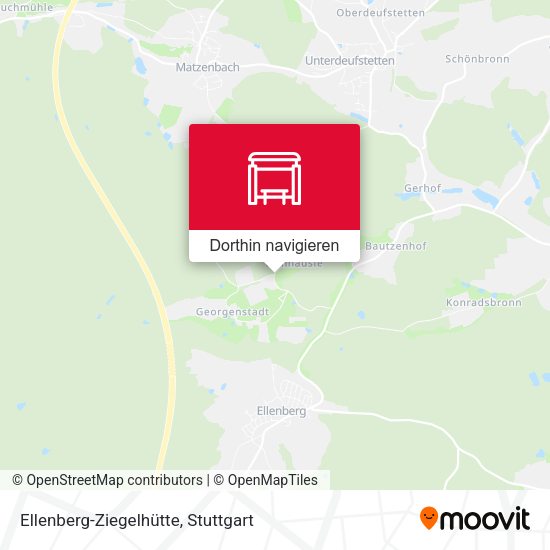 Ellenberg-Ziegelhütte Karte