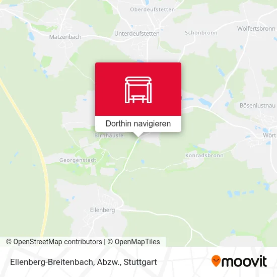 Ellenberg-Breitenbach, Abzw. Karte