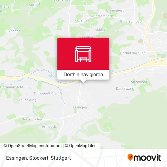 Essingen, Stockert Karte