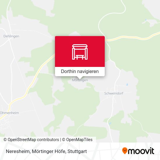Neresheim, Mörtinger Höfe Karte