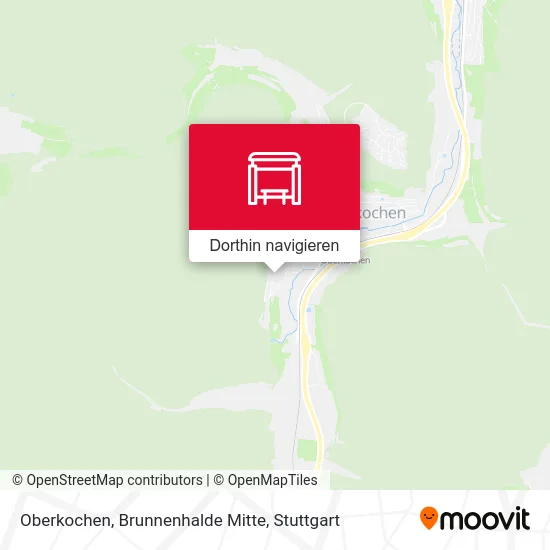 Oberkochen, Brunnenhalde Mitte Karte