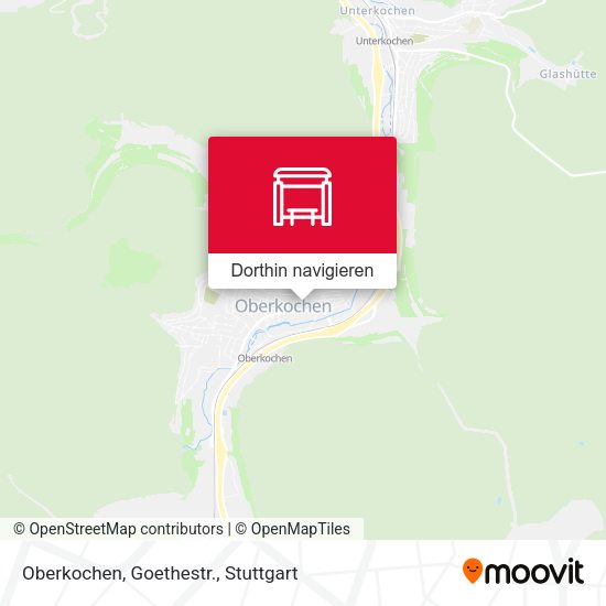 Oberkochen, Goethestr. Karte