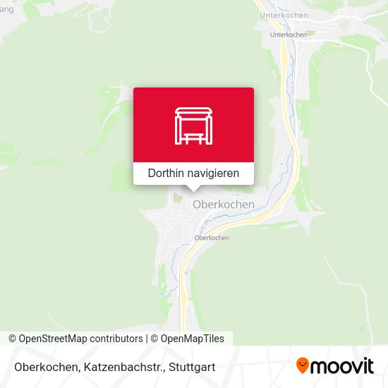 Oberkochen, Katzenbachstr. Karte