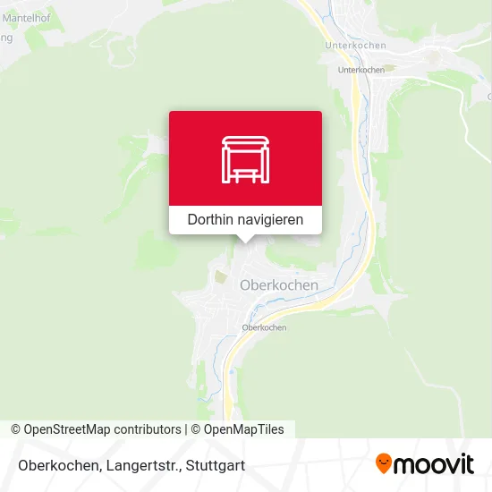 Oberkochen, Langertstr. Karte
