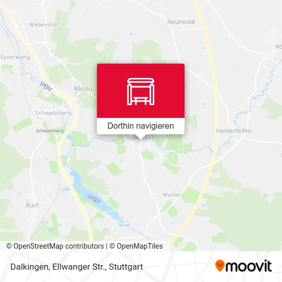 Dalkingen, Ellwanger Str. Karte