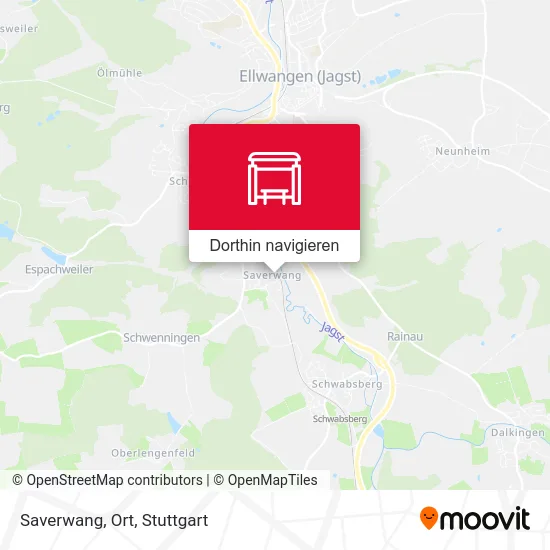 Saverwang, Ort Karte