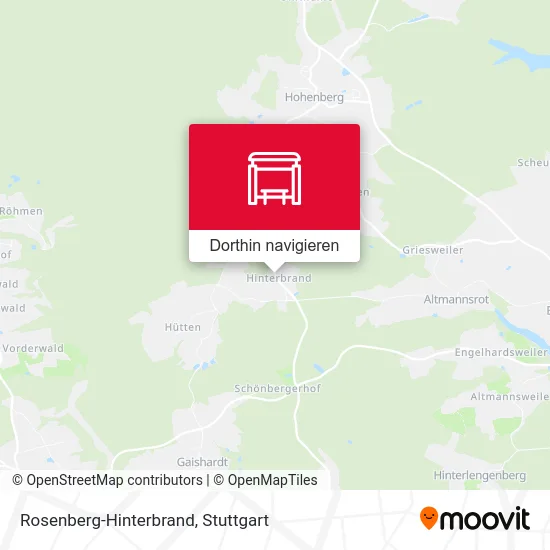 Rosenberg-Hinterbrand Karte