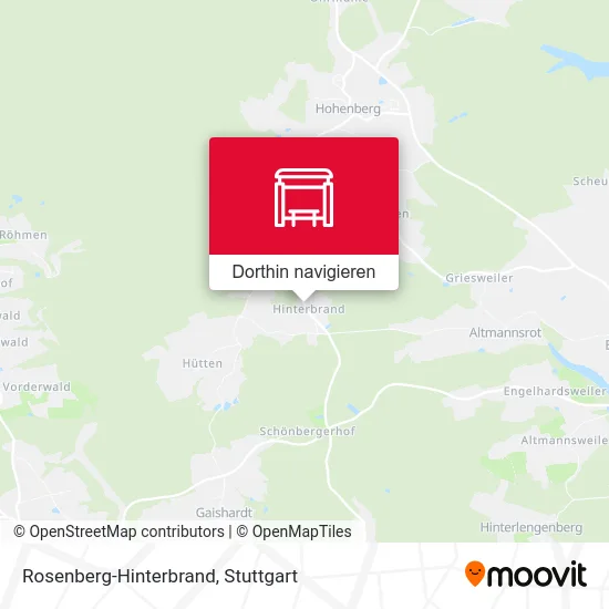 Rosenberg-Hinterbrand Karte