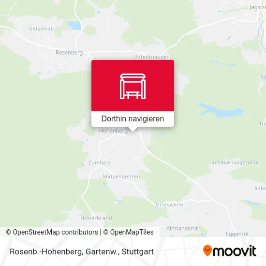 Rosenb.-Hohenberg, Gartenw. Karte